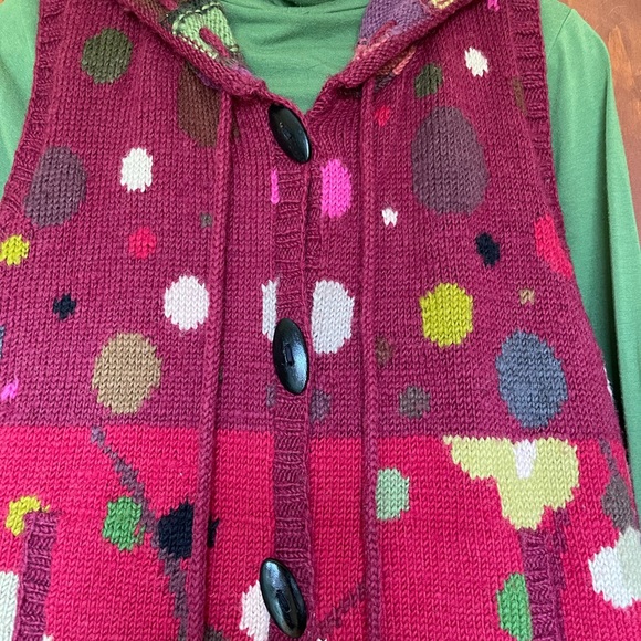 Tara Hand Knits Wool Sweater Vest - Picture 2 of 8